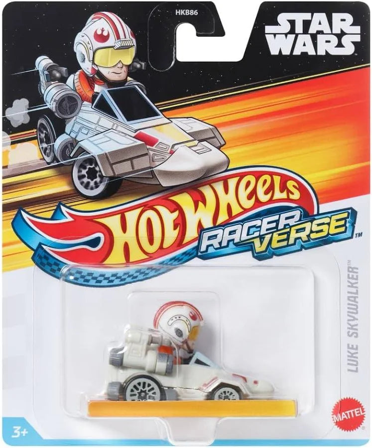 Hot Wheels RacerVerse Die-Cast Vehicle with Luke Skywalker