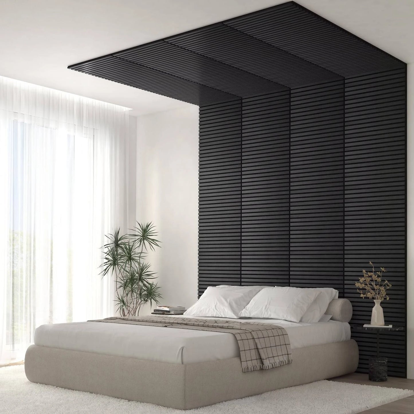 Artika Sonolok 15.5 ft sound-absorbing wall panel kit Black