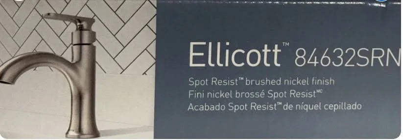 Moen Ellicott Bathroom Faucet Single Handle Stainless Steel 84632-SRN