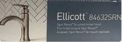Moen Ellicott Bathroom Faucet Single Handle Stainless Steel 84632-SRN