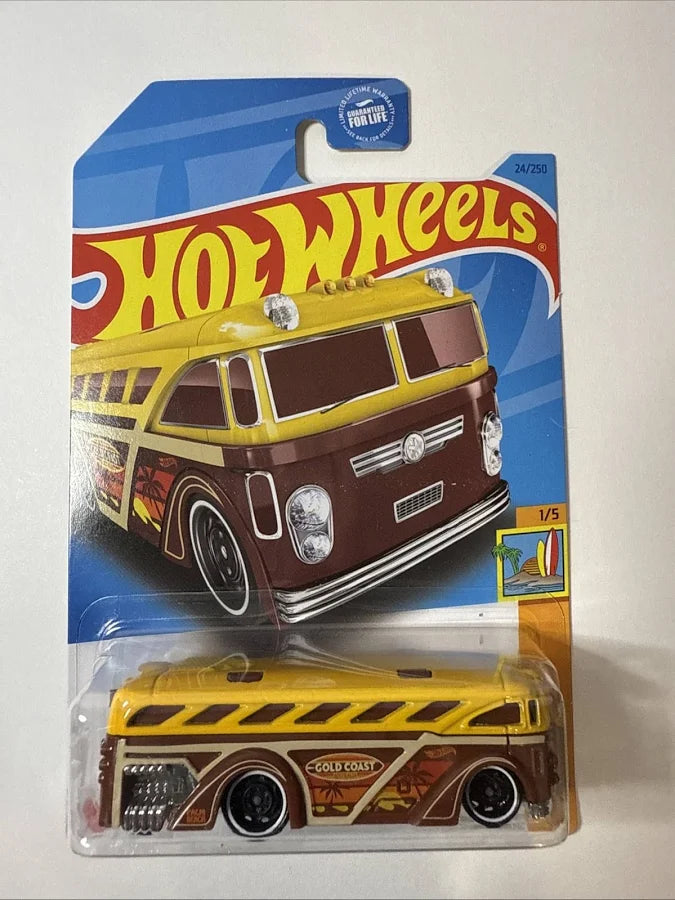 Hot Wheels Surfin' School Bus Surf's Up 1/5 24/250 -  Assorted Colors