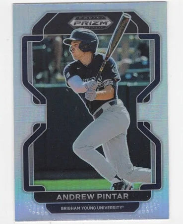 2022 Panini Prizm Draft Pick Andrew Pintar #138 BYU Cougars