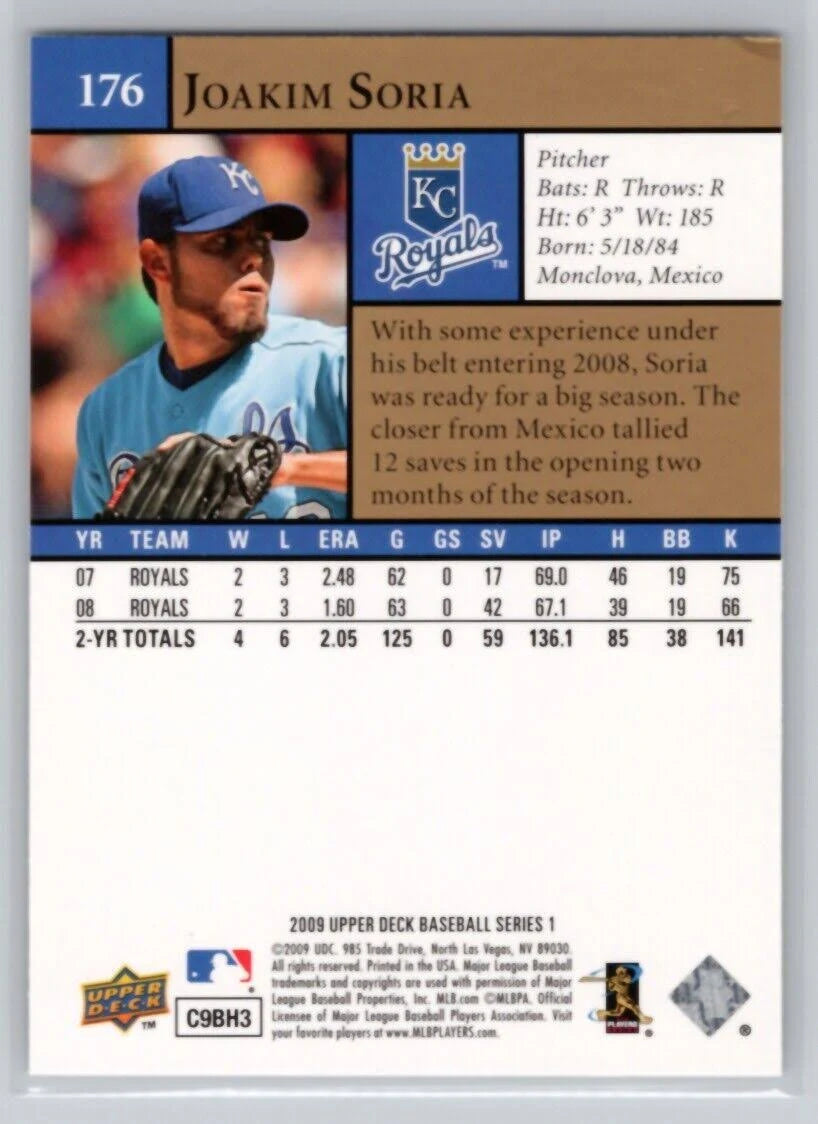 2009 Upper Deck Joakim Soria #673 Kansas City Royals