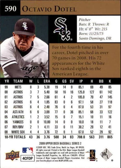 2009 Upper Deck Octavio Dotel #590 Chicago White Sox
