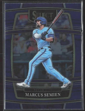 2022 Panini Select Blue Marcus Semien #44 Texas Rangers