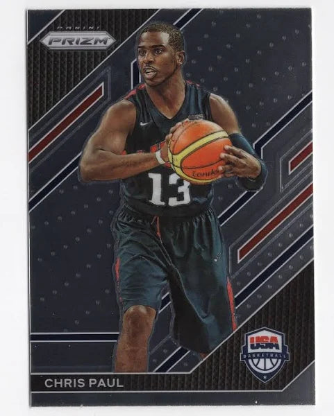 2022-23 Panini Prizm Chris Paul USA Basketball Prizms Silver #2 USA Basketball - walk-of-famesports