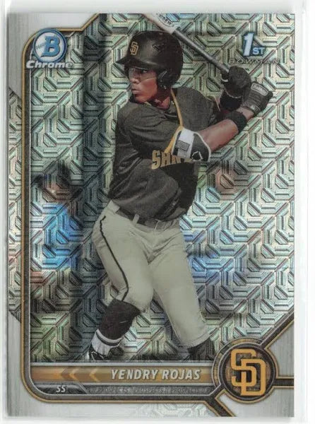 2022 Bowman Chrome Prospects Yendry Rojas Mojo Refractors #BCP-178 San Diego Padres
