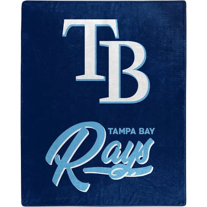 Tampa Bay Rays ‘Signature’ Raschel Throw Blanket