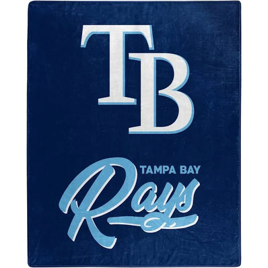Tampa Bay Rays ‘Signature’ Raschel Throw Blanket