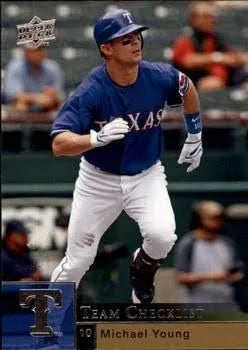 2009 Upper Deck Michael Young #1000 Texas Rangers