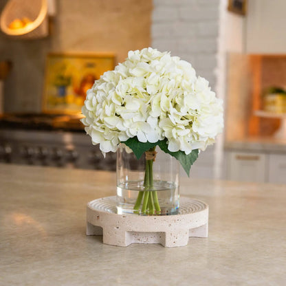 Nearly Natural 12-Inch Faux Hydrangea Arrangement