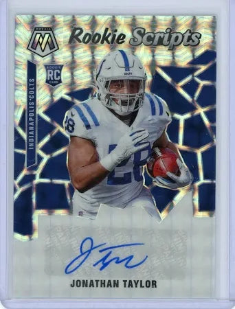 2022 Panini Mosaic Rookies Scripts Jonathan Taylor #RS16 Colts
