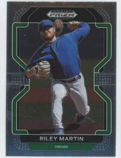 2022 Panini Prizm Draft Pick Riley Martin #216 Chicago Cubs