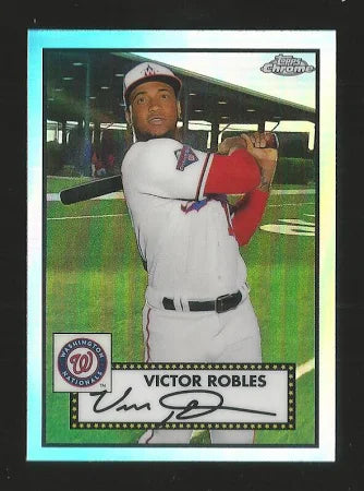 2021 Topps Chrome Platinum Anniversary Victor Robles Nationals 333