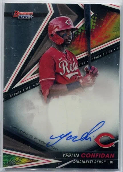 2022 Bowman's Best Yerlin Confidan Auto #B22-YC Cincinnati Reds