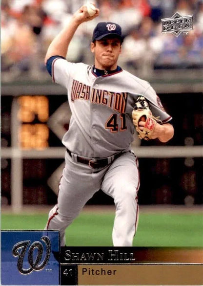 2009 Upper Deck Shawn Hall #929 Washington Nationals