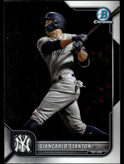 2022 Bowman Chrome Giancarlo Stanton #85 New York Yankees