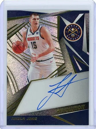 2019-20 Panini Revolution Nikola Jokic Denver Nuggets Auto #AG-NOK