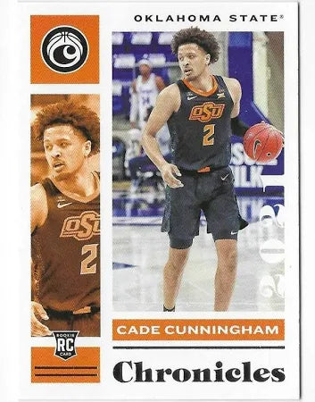 2021 Panini Chronicles Draft Picks Cade Cunningham #1 Oklahoma State Cowboys