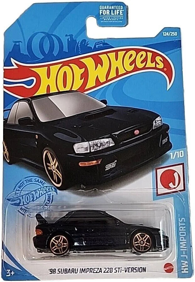 2021 Hot Wheels '98 Subaru Impreza 22B STi-Version HW J-Imports 1/10