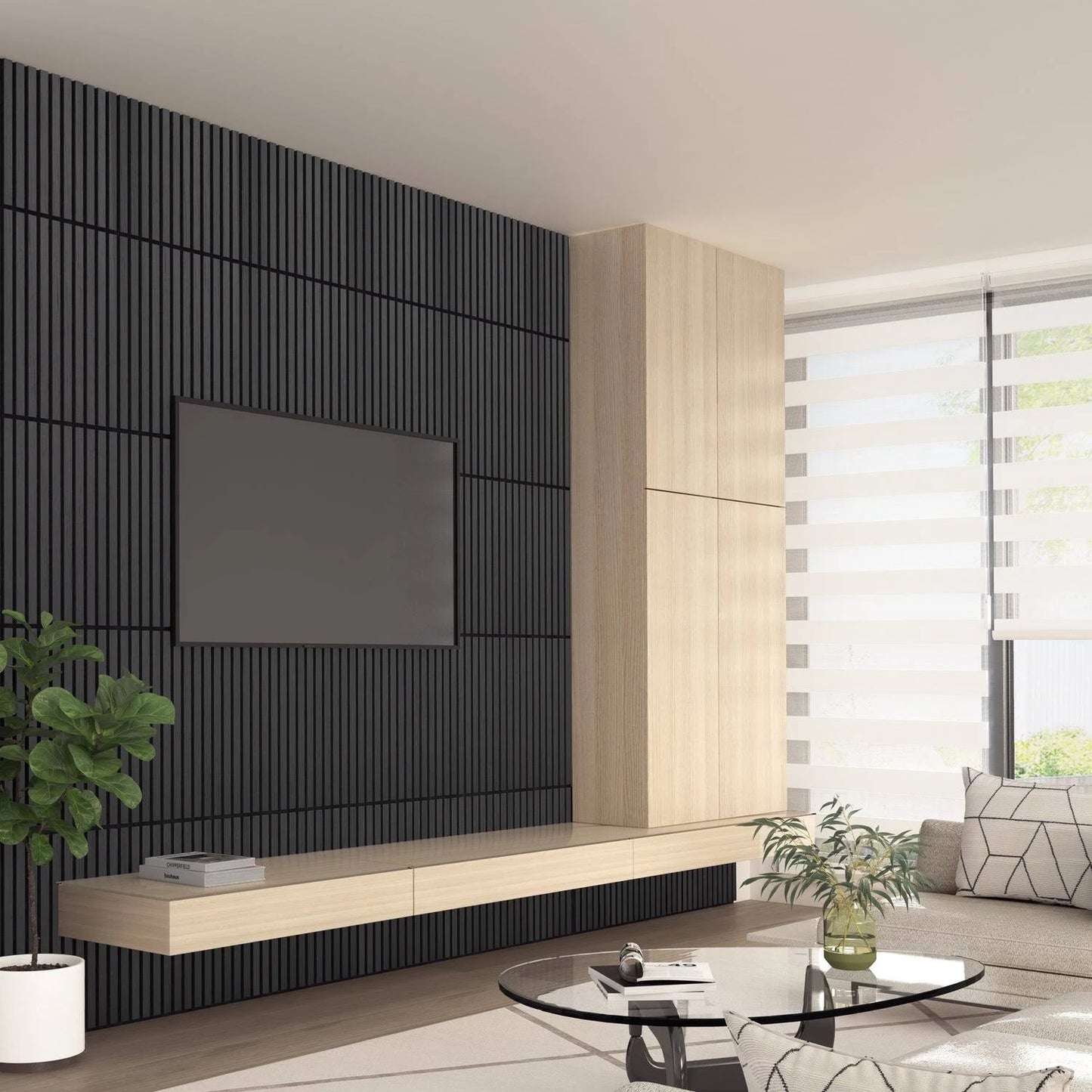 Artika Sonolok 15.5 ft sound-absorbing wall panel kit Black