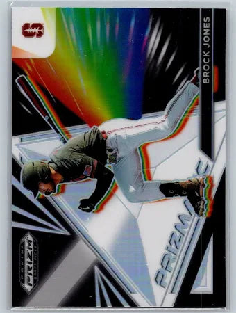 2022 Panini Prizm Draft Pick Brock Jones Prizmatic #PZ-BJ Stanford Cardinal