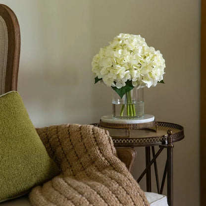 Nearly Natural 12-Inch Faux Hydrangea Arrangement