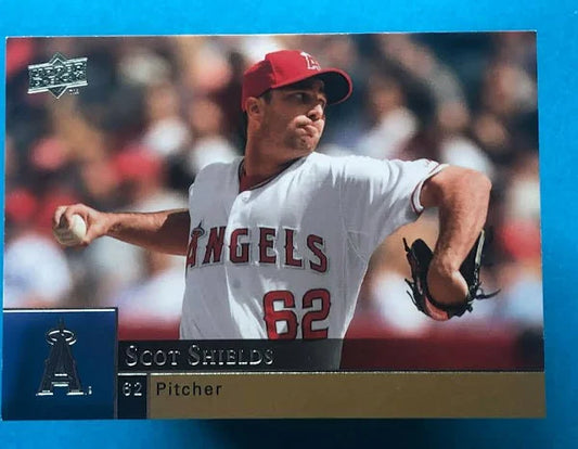 2009 Upper Deck Scot Shields #698 Los Angeles Angels