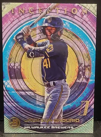 2022 Bowman Inception Jackson Chourio #2022 Milwaukee Brewers