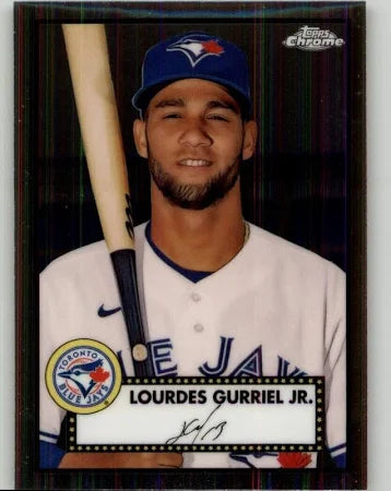 2021 Topps Chrome Platinum Anniversary Refractor #400 Lourdes Gurriel Jr. - Toronto Blue Jays