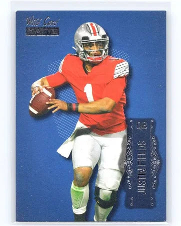 2021 Wild Card Limited Blue #LBC-4 - Justin Fields - Ohio State Buckeyes