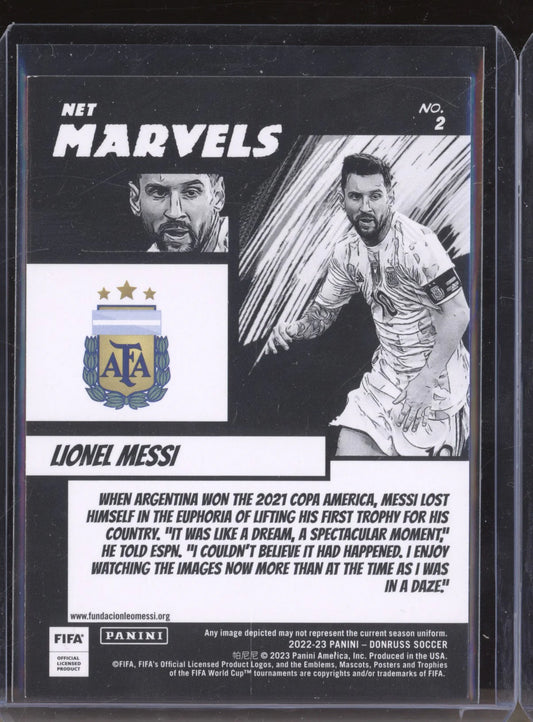 2022-23 Panini Donruss Net Marvels Lionel Messi #2