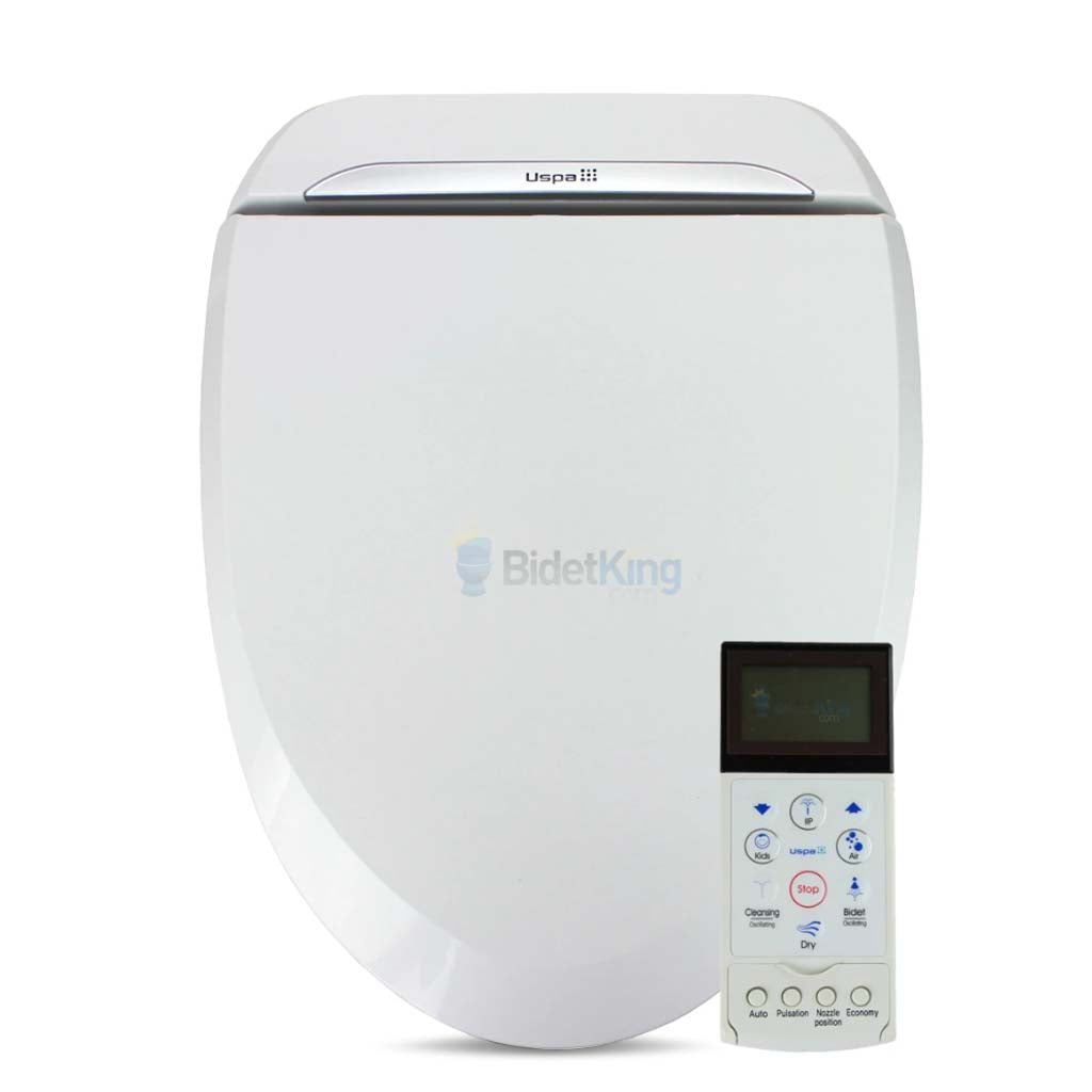 Bio Bidet USPA 6800 Electronic Bidet Seat with Wireless Remote, Round, White