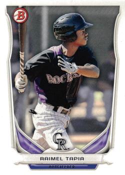 2014 Bowman Draft Top Prospects Raimel Tapia TP-75 Colorado Rockies