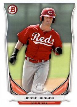 2014 Bowman Draft Top Prospects Jesse Winker TP-25 Cincinnati Reds