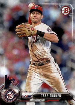 2017 Bowman Trea Turner  # 12 Washington Nationals
