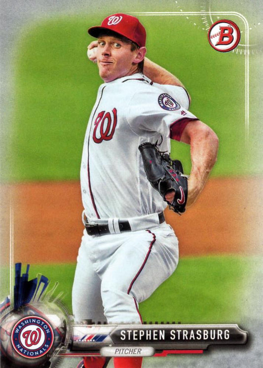 2017 Bowman Stephen Strasburg  # 14 Washington Nationals