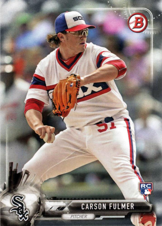 2017 Bowman Carson FulmerÂ  RC # 22 Chicago White Sox