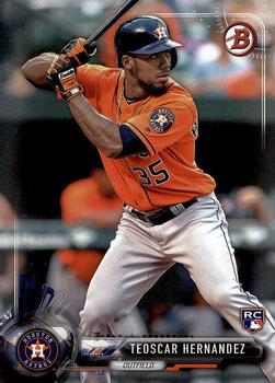 2017 Bowman Teoscar Hernandez RC # 26 Houston Astros