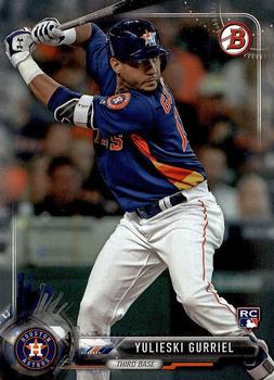 2017 Bowman Yulieski GurrielÂ  RC # 29 Houston Astros