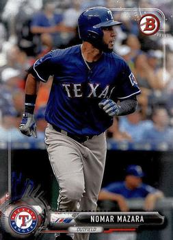 2017 Bowman Nomar Mazara  # 30 Texas Rangers