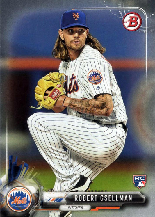 2017 Bowman Robert GsellmanÂ  RC # 34 New York Mets