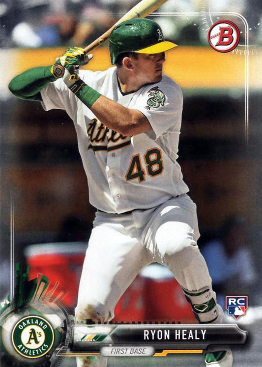 2017 Bowman Ryon HealyÂ  RC # 35 Oakland Athletics