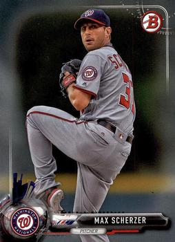 2017 Bowman Max Scherzer  # 43 Washington Nationals