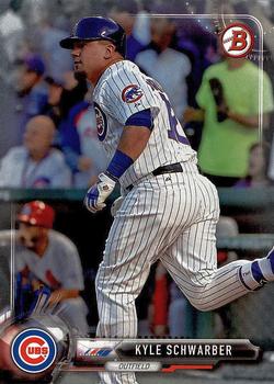 2017 Bowman Kyle Schwarber  # 45 Chicago Cubs
