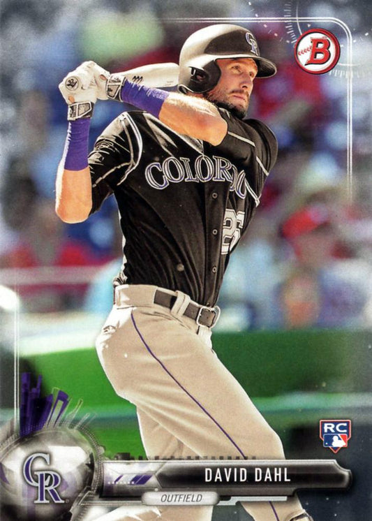 2017 Bowman David DahlÂ  RC # 54 Colorado Rockies