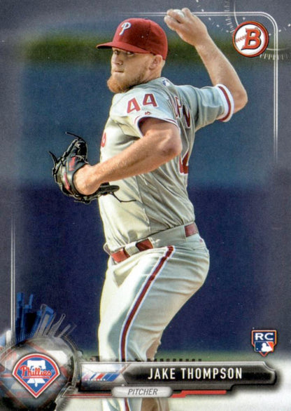 2017 Bowman Jake ThompsonÂ  RC # 62 Philadelphia Phillies