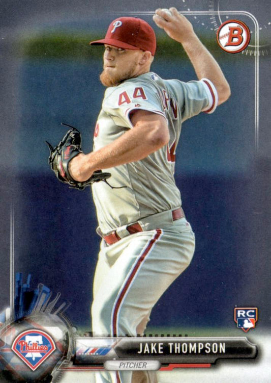 2017 Bowman Jake ThompsonÂ  RC # 62 Philadelphia Phillies