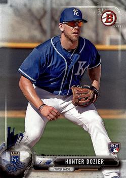 2017 Bowman Hunter DozierÂ  RC # 63 Kansas City Royals
