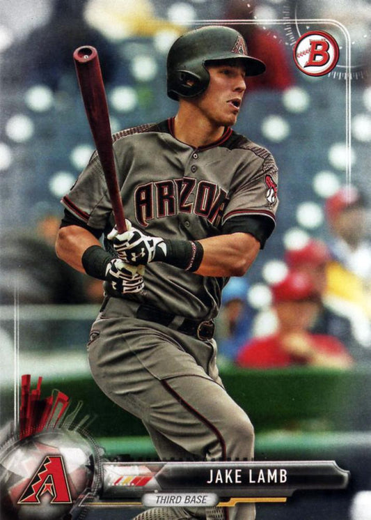 2017 Bowman Jake Lamb  # 71 Arizona Diamondbacks